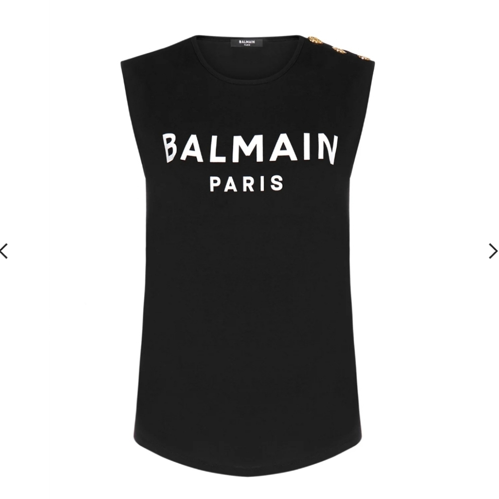 NWT Balmain Black Women's Authentic Top Size MEDIUM - Picture 5 of 14